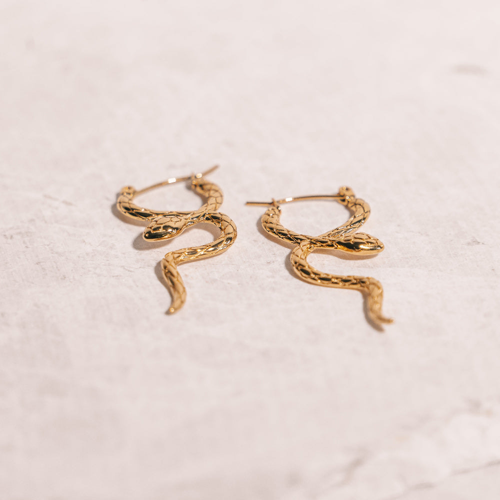 Siana Snake Earrings