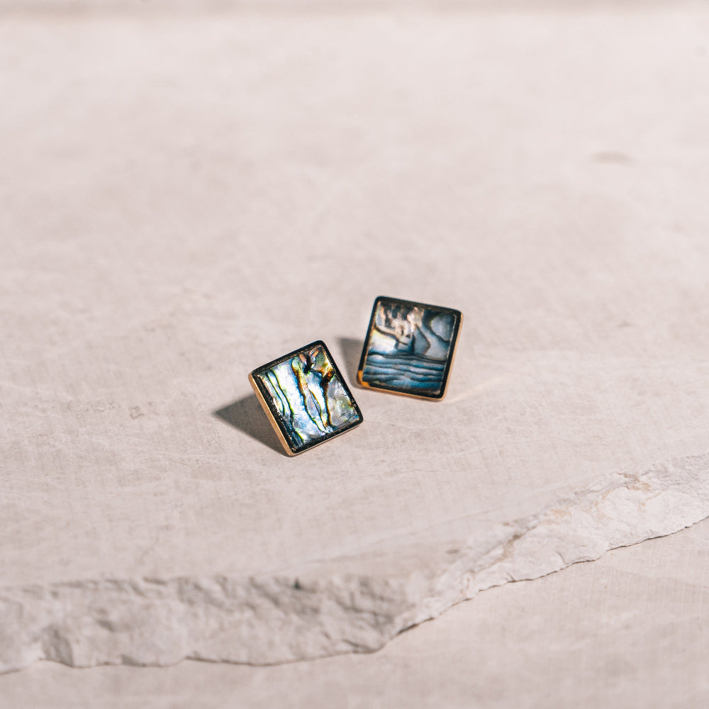 Paua Shell Studs