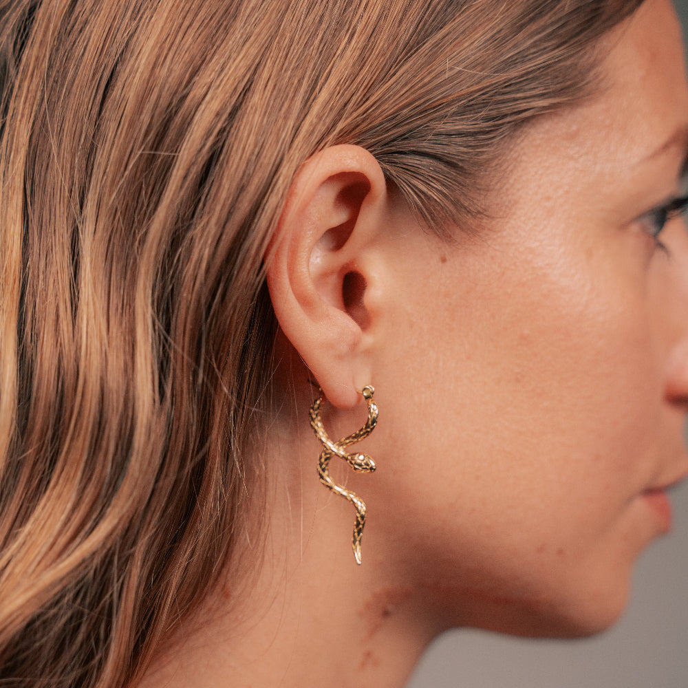 Siana Snake Earrings