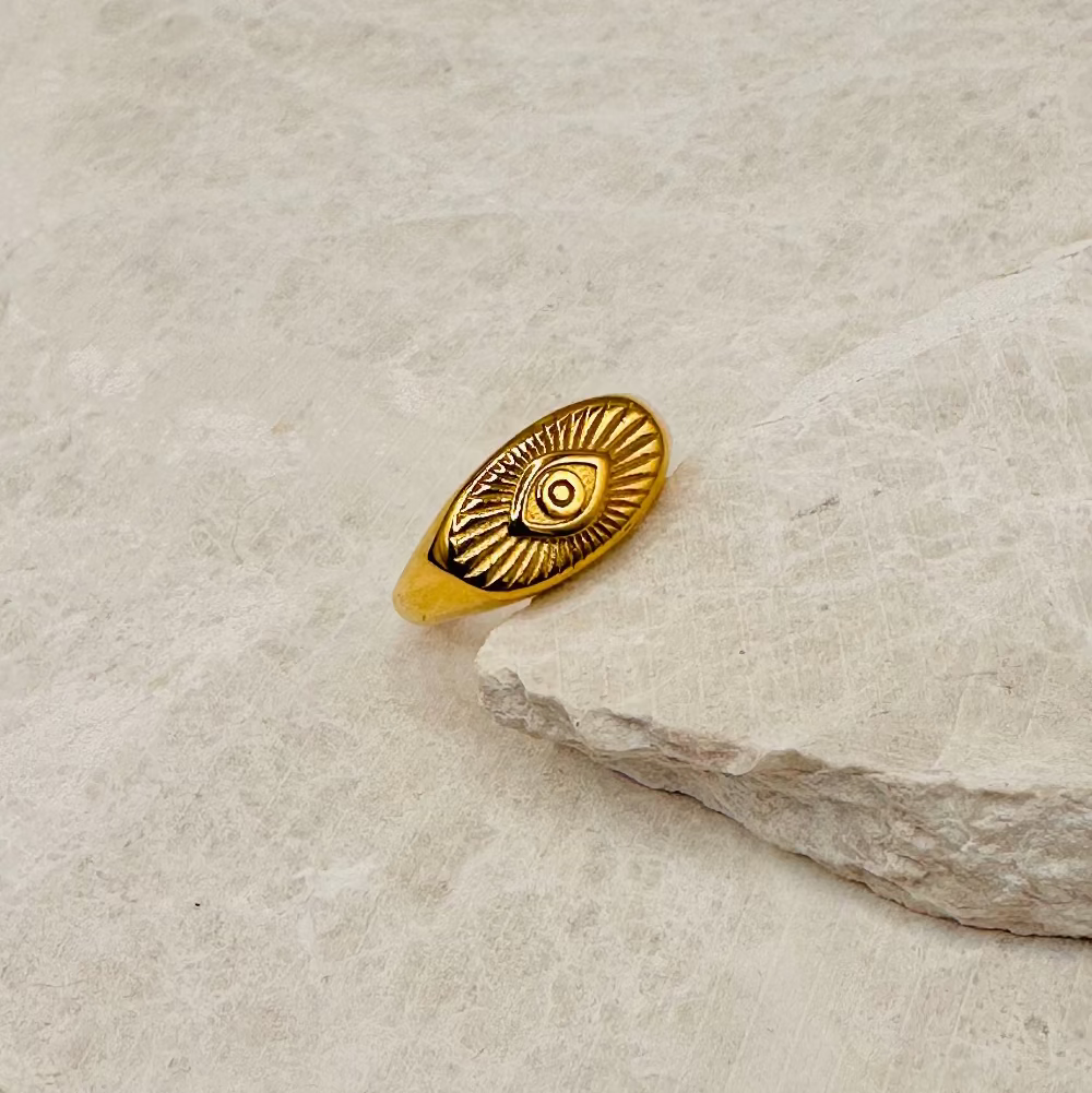 Aztec Eye Ring