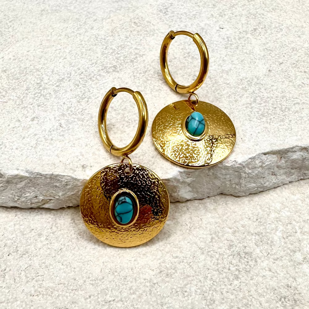Enya Earrings Turquoise