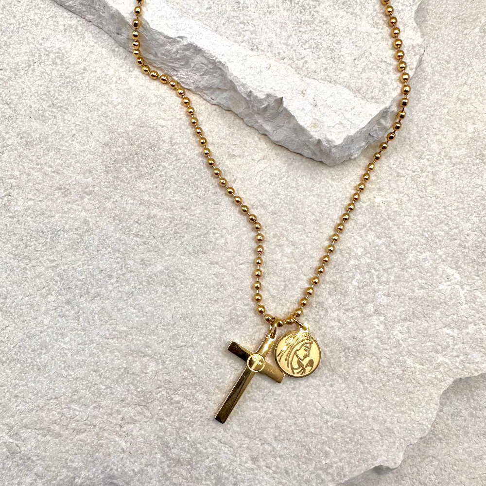 Golden Cross Necklace