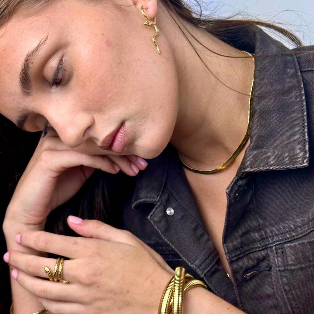 Siana Snake Earrings