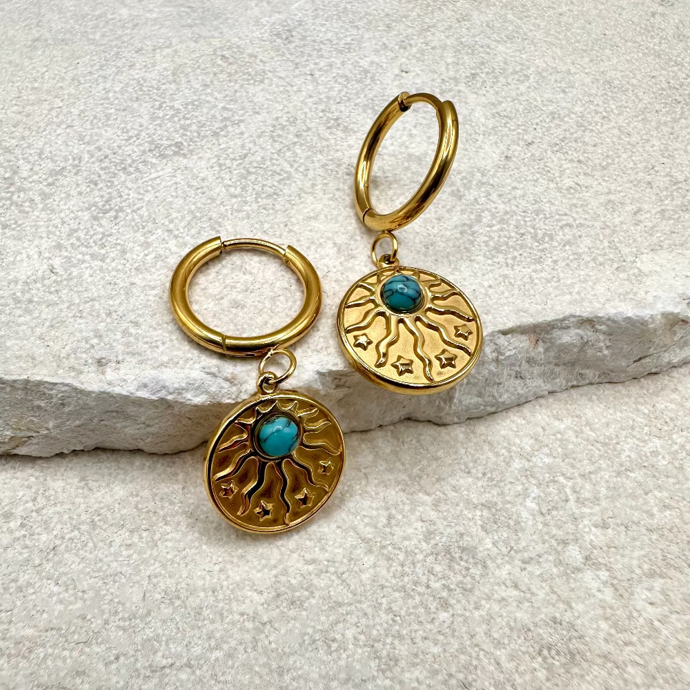 Surya Turquoise Earrings