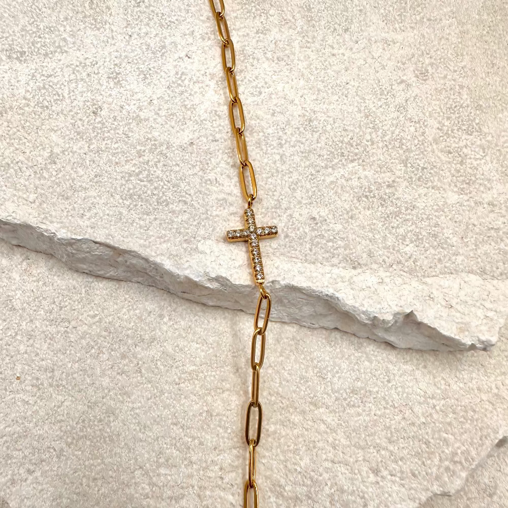 Sara Cross Bracelet