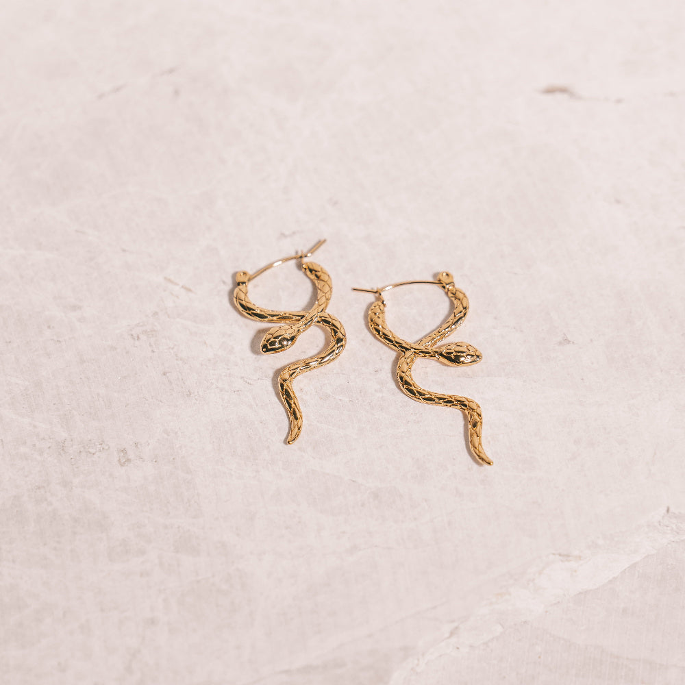 Siana Snake Earrings