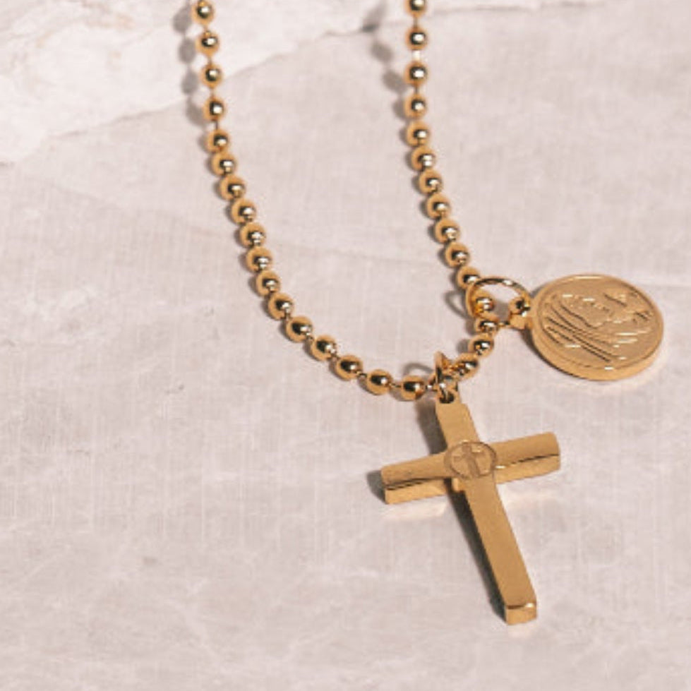 Golden Cross Necklace