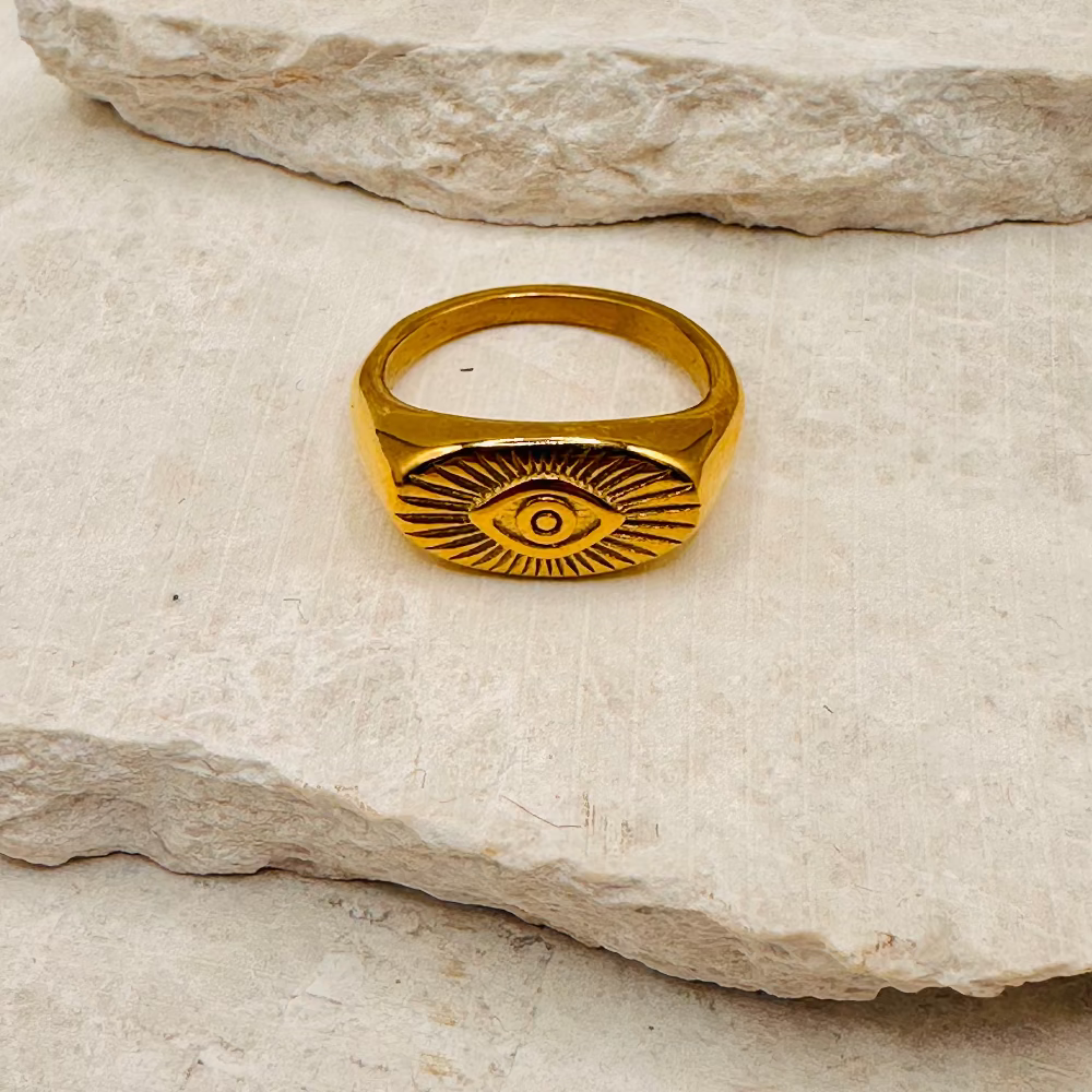 Aztec Eye Ring