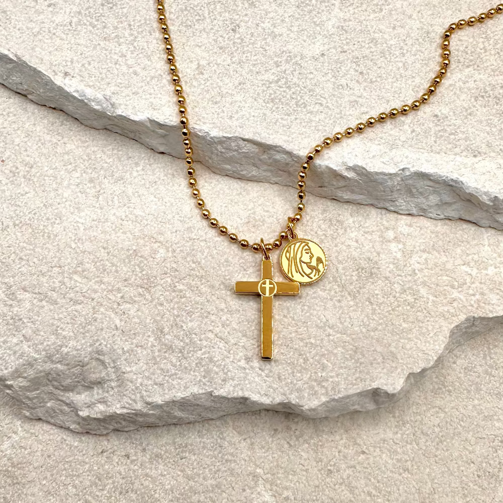 Golden Cross Necklace