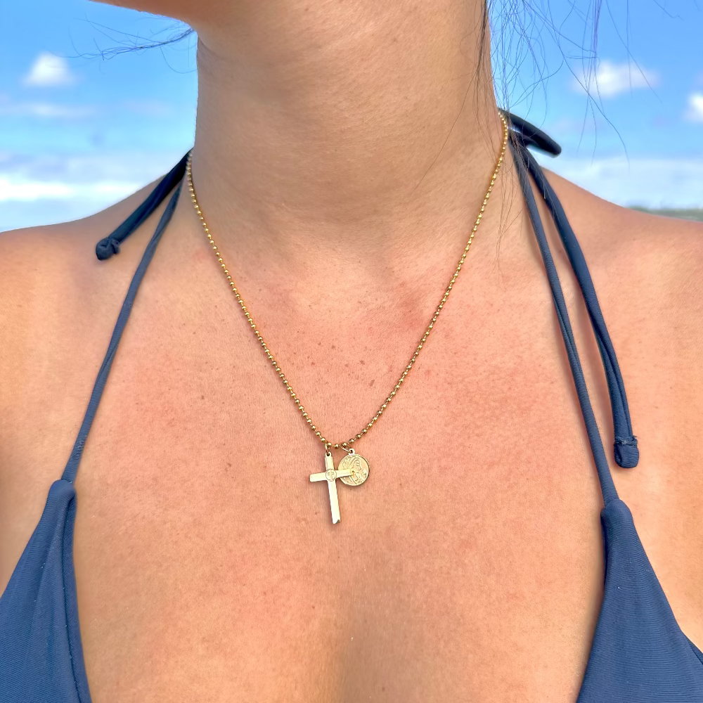 Golden Cross Necklace