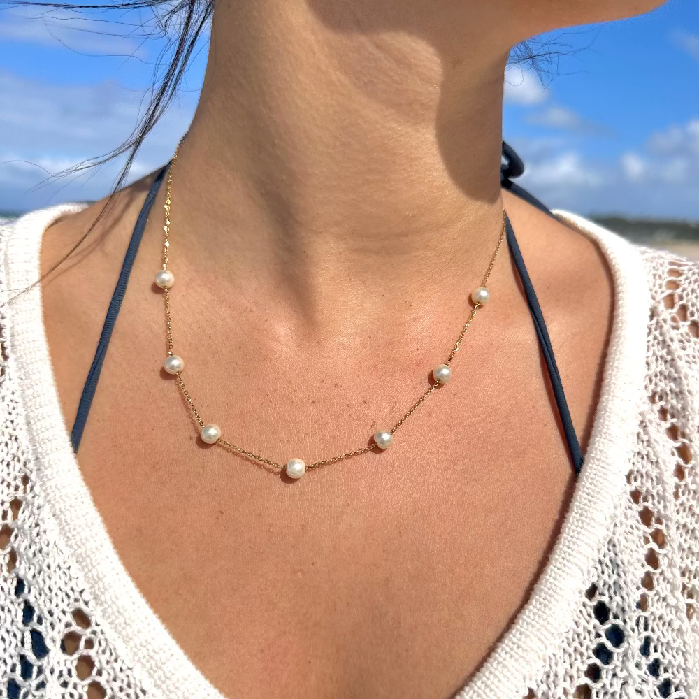 Pearl Goddess Necklace